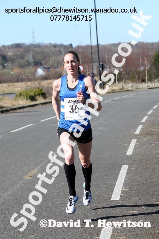 Senior womens Elswick Harriers Good Friday Road Relays. Photo: David T. Hewitson/Sports for All Pics